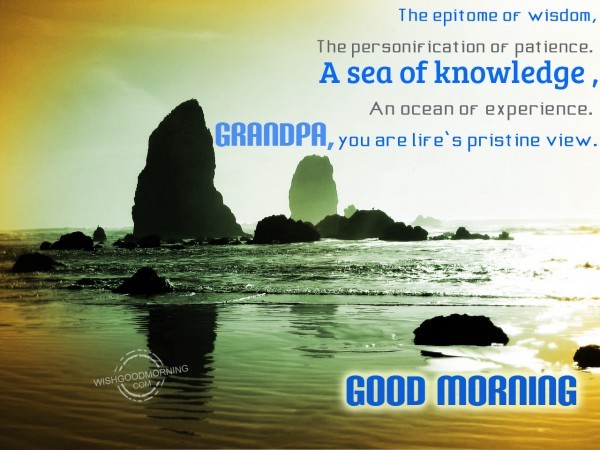 Good Morning You Are Life Pristine View-wm2407