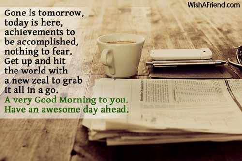 Have An Awesome Day Ahead-wb0634