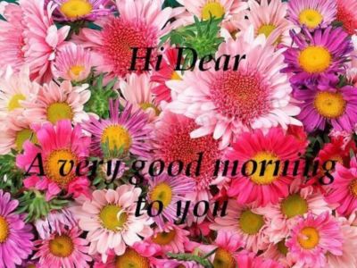 Hi Dear A Very Good Morning to U-wg3627