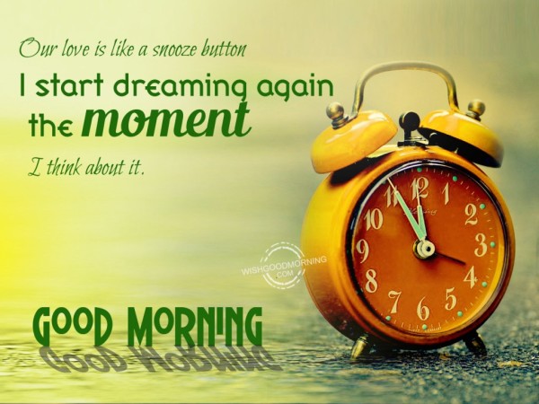 I Start Dreaming Again -Good Morning-wb368