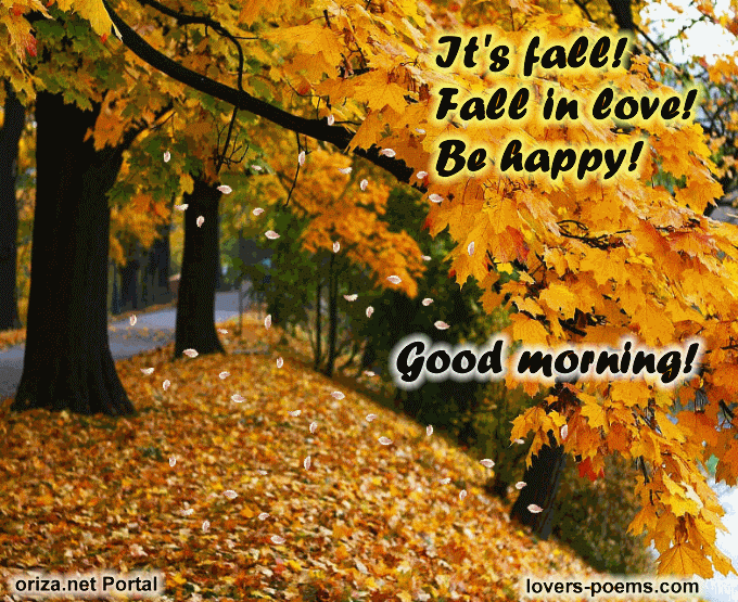 It's Fall In Love Good Morning-wb034