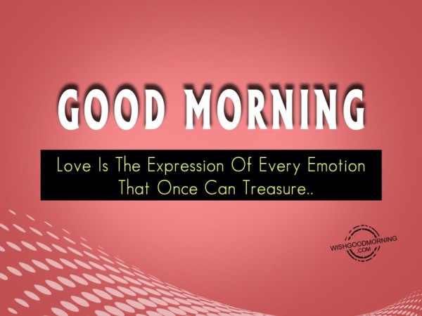 Love Is The Expression-Good Morning-wb78085