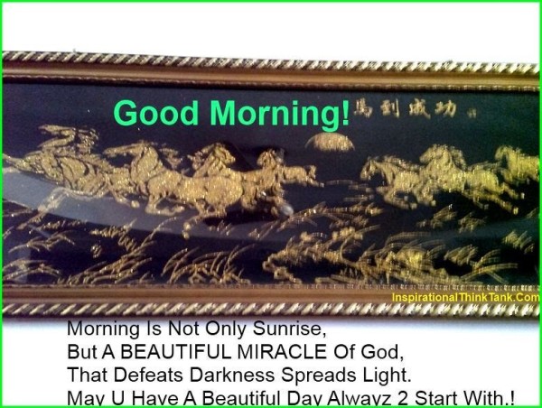 Morning Is Not Only Sunrise - Good Morning-wg017166