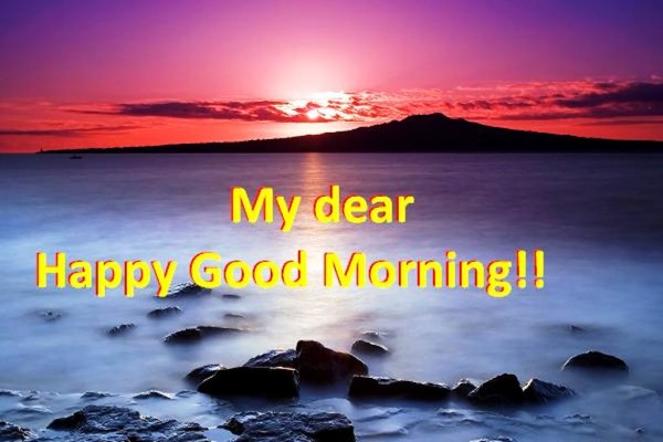 My Dear Happy Good Morning-wb0422