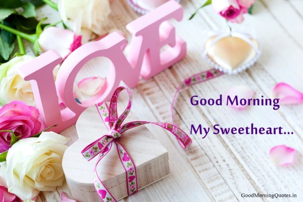 My Sweetheart Good Morning-wg045