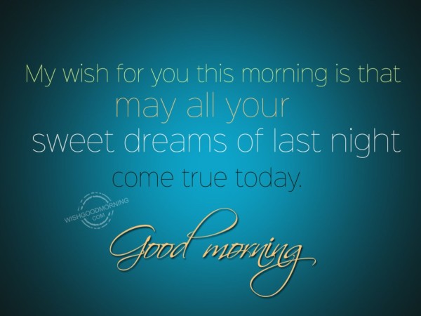 My Wish For You This Morning-wb78097