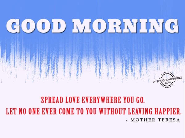Spread Love-Good Morning-wg8261