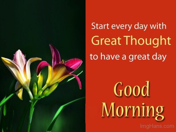 Start Every Day With Great Thought-wg015107