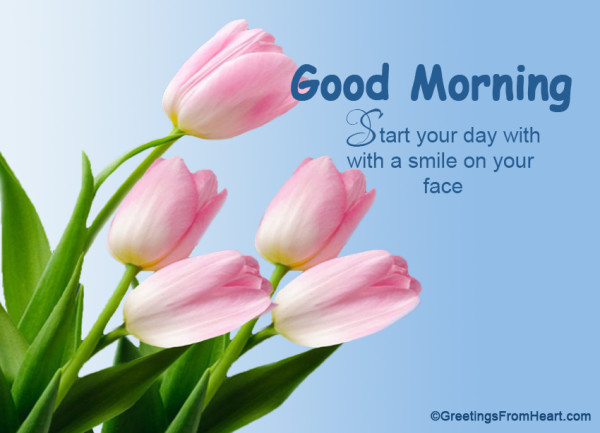 Start Your Day With A Smile - Good Morning-wg01108