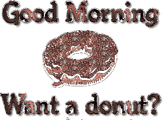 Want A Donut - Good Morning-wb01184