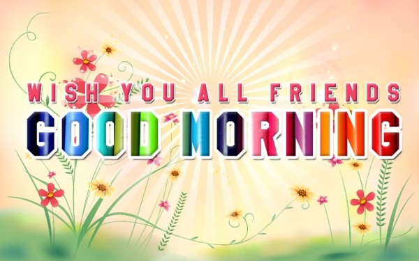 Wish You All Friends Good Morning-wg03438