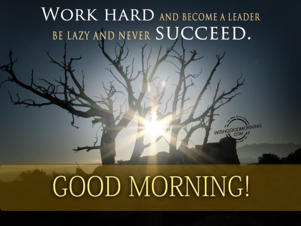 Work Hard-Good Morning-wb78152