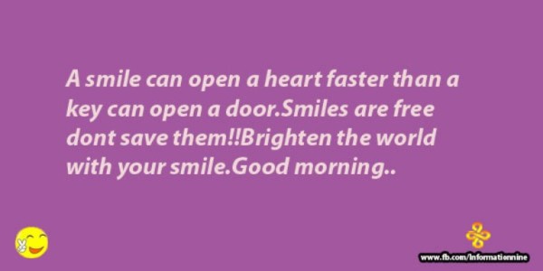 A Smile Can Open A Heart Faster-wg140035
