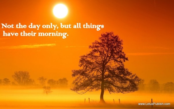 All Thing Have Their Morning - Good Morning-wg034018