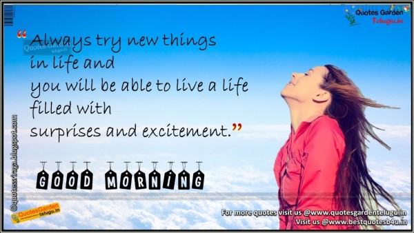 Always Try New  Things-  Good Morning-wg034020