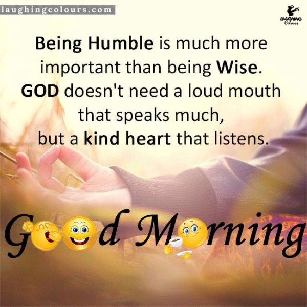 Being Humble - Good Morning-wg140087