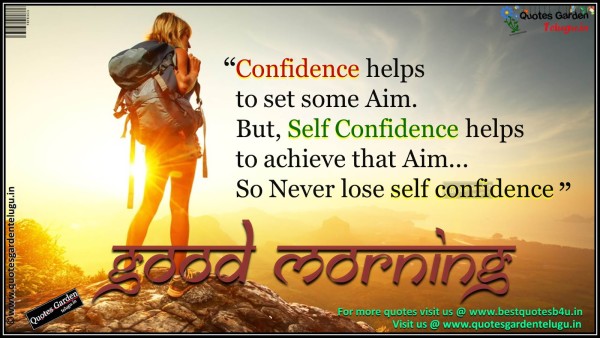 Confidence Helps To Set Some Aim-wg16066