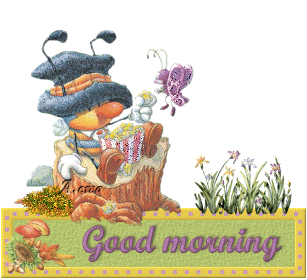 Cute Innocent Insect - Good Morning-wg0180076