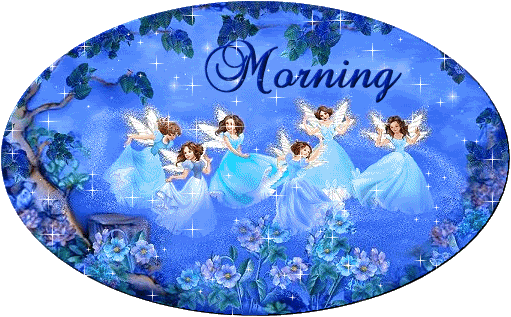 Cute Morning Image With Angels-wg0180078