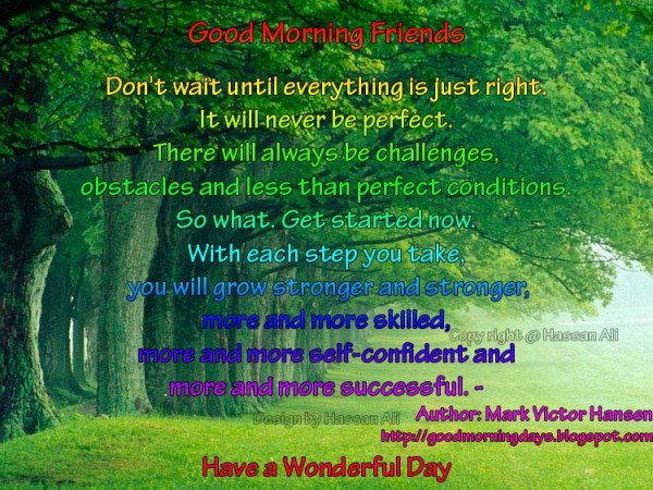 Do Not Wait - Good Morning-wg140137