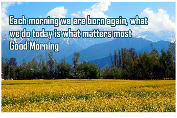 Every Morning – Good Morning