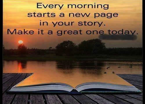Every Morning Starts A New Page-wg140194
