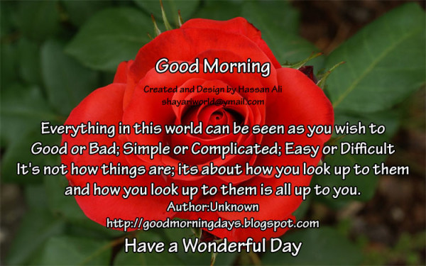 Everything In This World Can Be Seen - Good Morning-wg140206