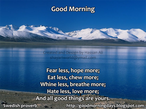 Fear Less - Good Morning-wg140217