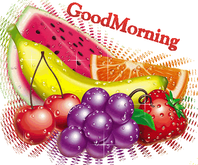Glittering Fruits - Good Morning-wg034185
