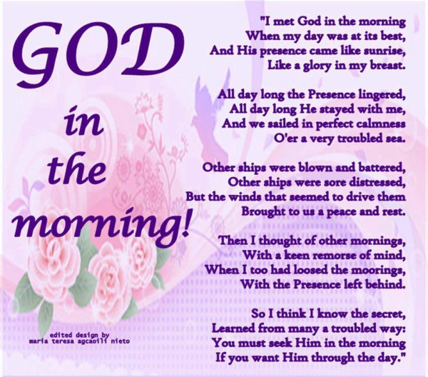 God In The Morning-wg140242