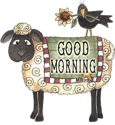 Good Monring - Funny Sheep-wg0180144
