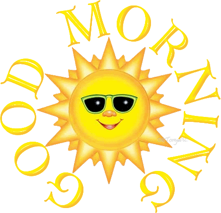 Good Morning - Animated Sun-wg018055