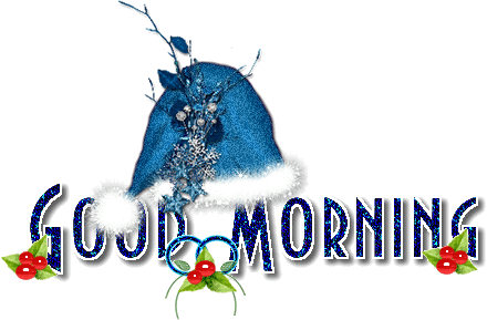 Good Morning - Blue Glittering Hat-wg0180235