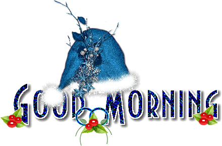Good Morning - Blue Glittering Hat-wg0180235