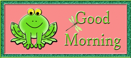 Good Morning - Bright Frog-wg0180241
