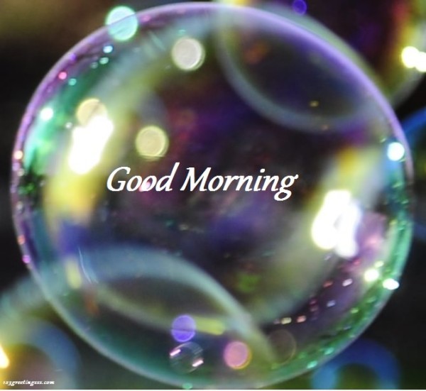 Good Morning - Colored Bubble-wg16161