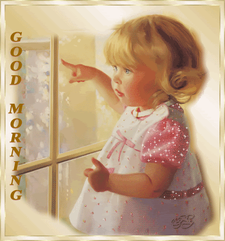Good Morning - Cute Baby Glitter-wg0180281