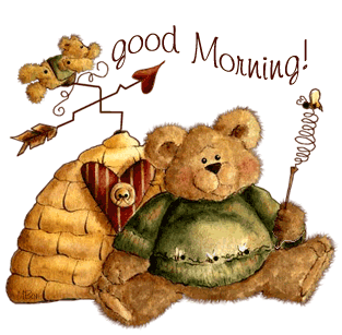 Good Morning Cute Bear-wg018219