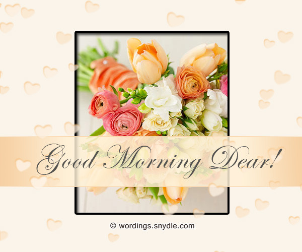 Good Morning Dear - Greeting-wg140282