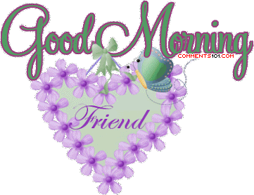 Good Morning Friend - Glitter-wg0180647