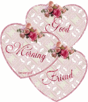 Good Morning Friends - Heart Glitter-wg0180652