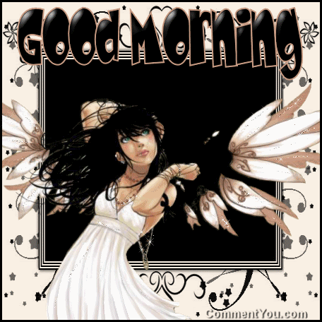 Good Morning - Girl Glitter-wg0180341