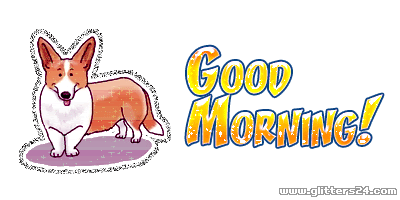 Good Morning - Glittering Dog-wg0180361