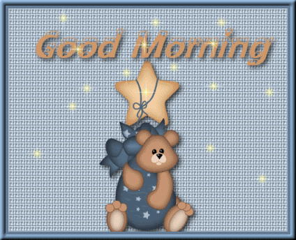 Good Morning - Glittering Teddy-wg0180378