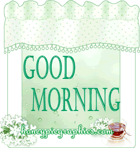 Good Morning - Green Curtains-wg0180386