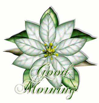 Good Morning - Green Sparkling Flower-wg0180392
