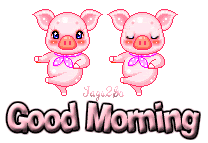 Good Morning - Piggy Dancing !-wg0180488