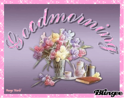Good Morning - Pink Glitter-wg0180494