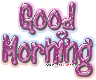 Good Morning - Pink Glitter-wg018185