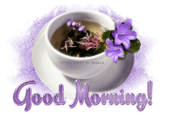 Good Morning - Purple Glitter !-wg0180501